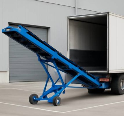 Move More, Walk Less: Telescopic Belt Conveyor for Truck Loading and Unloading